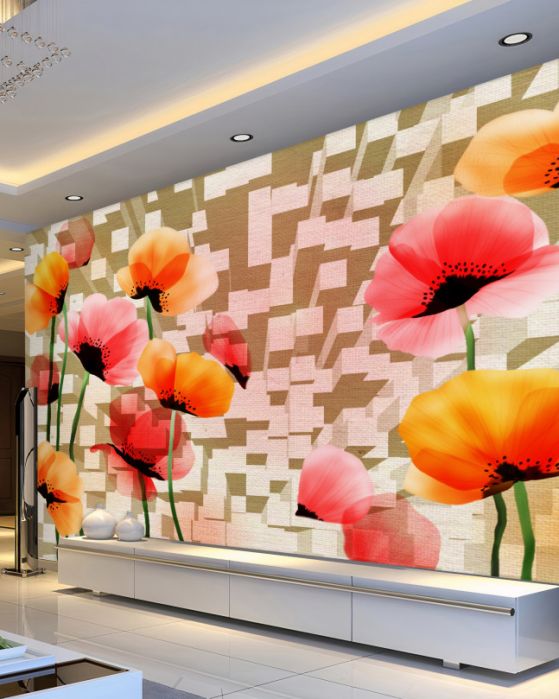 Fotomurales Amapolas